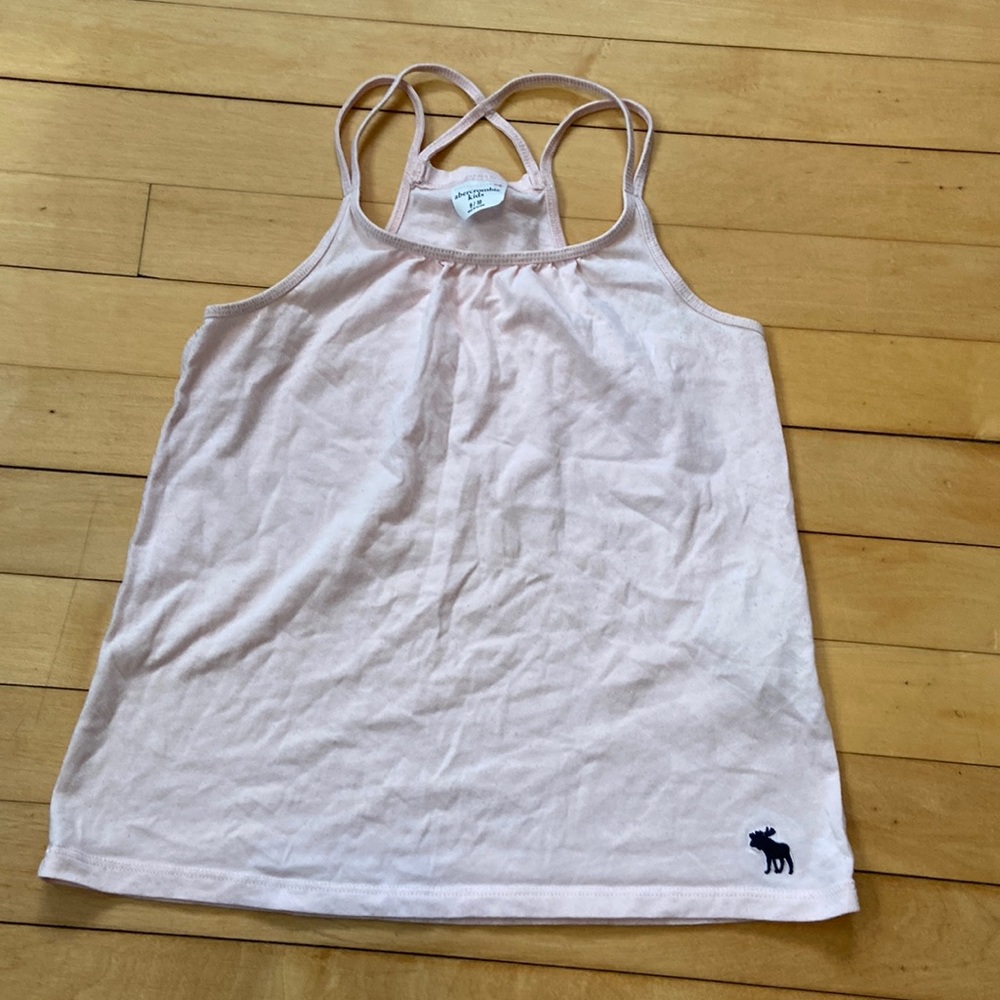 Pink Abercrombie kids tank.  Basically new.
